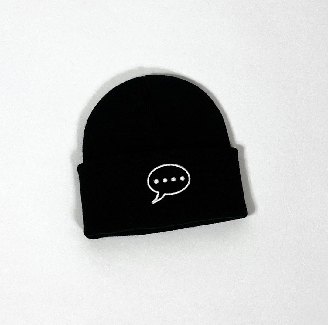 Speechless logo beanie