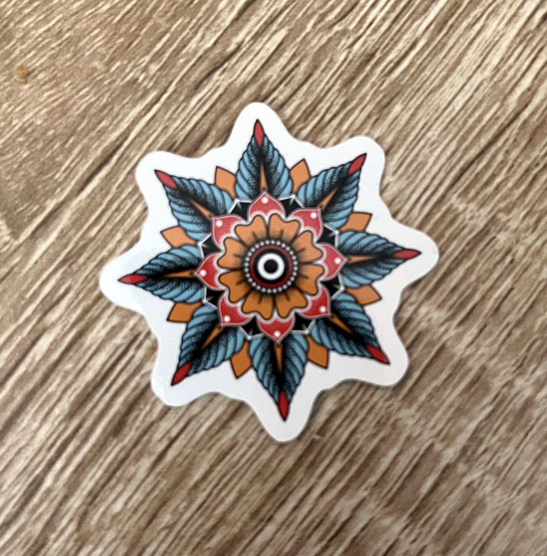 Mandala Flower Sticker