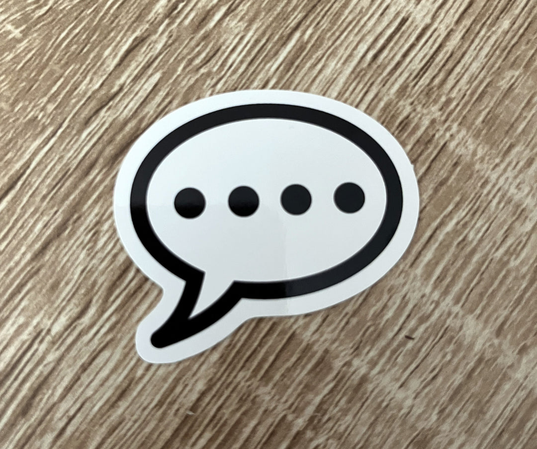 Speechless Logo Sticker