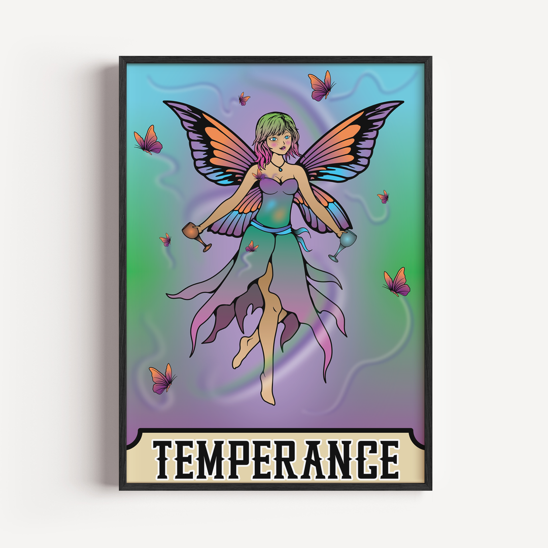 Temperance A4 framed art print