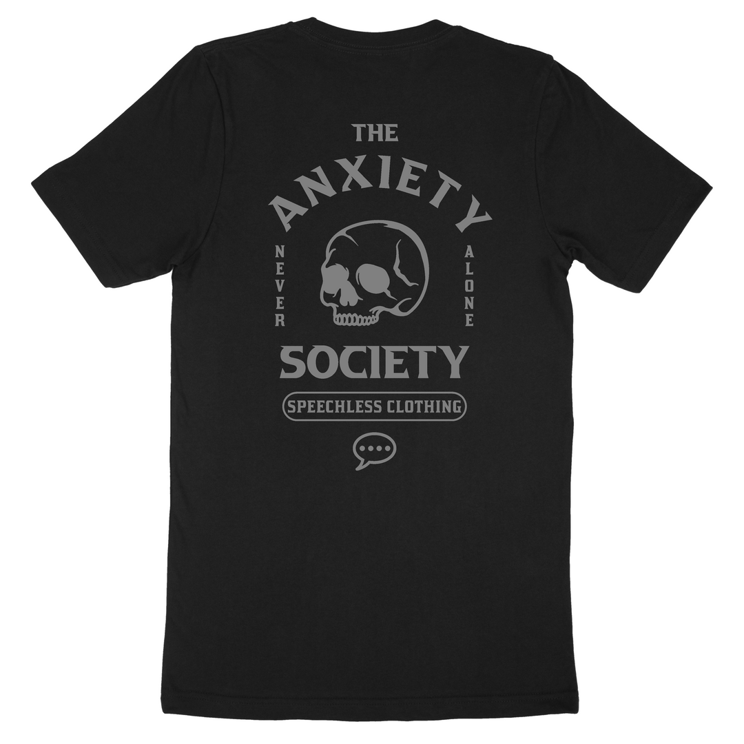Anxiety Society Black T-shirt