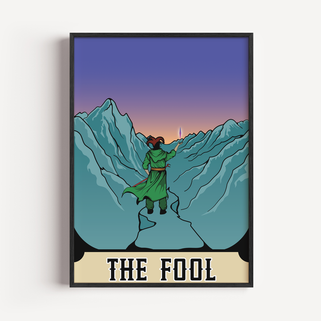 The Fool A4 framed art print