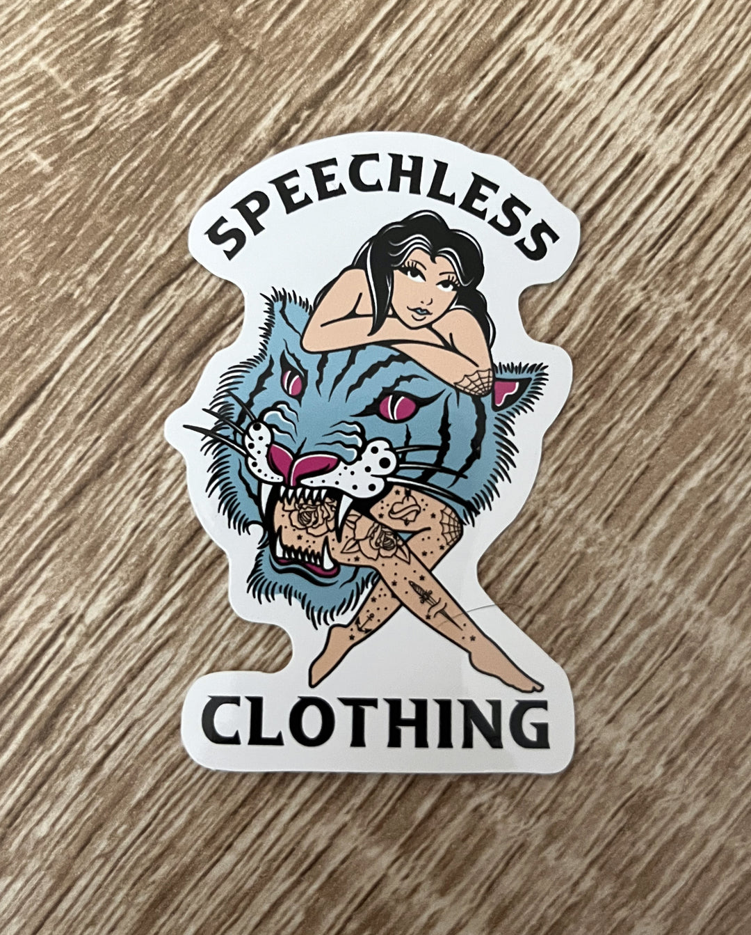 Tiger Lady Sticker