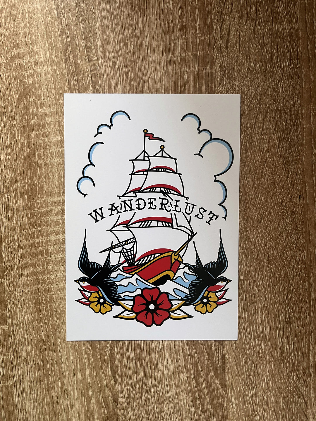 Wanderlust A5 Art Print